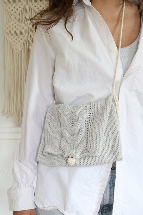 Knitted Satchel Bag Pattern 4