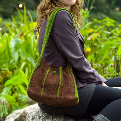 Knitted shoulder Bag Pattern