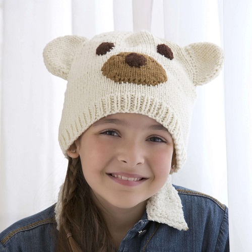 Knitted Animal Hat for baby 2