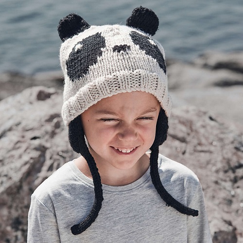 Knitted Animal Hat for baby 4