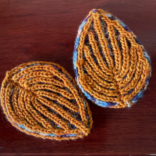 Knitted Fall Leaves Free Patterns 3