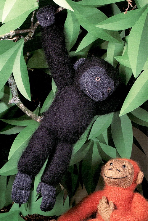 Knitted Gorilla Free Patterns 1