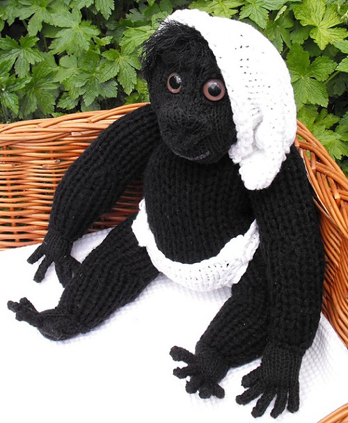 Knitted Gorilla Free Patterns 3