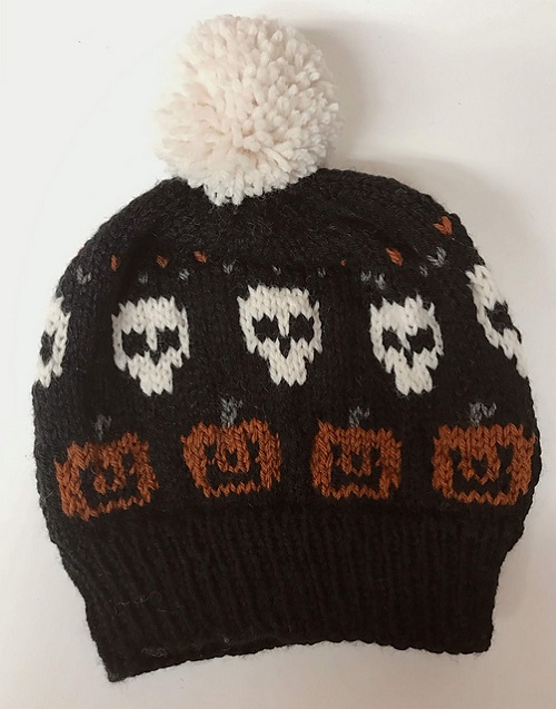 Knitted Halloween Hat free pattern 2