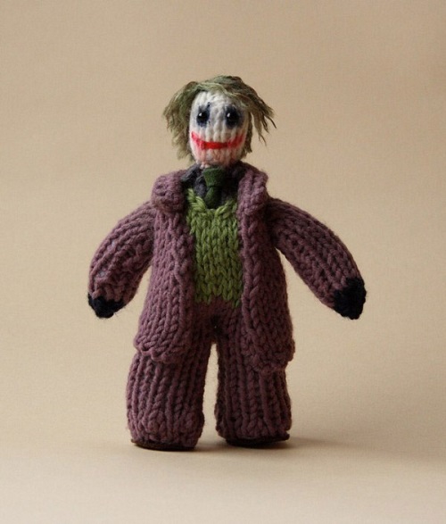 Knitted joker toy free pattern 2