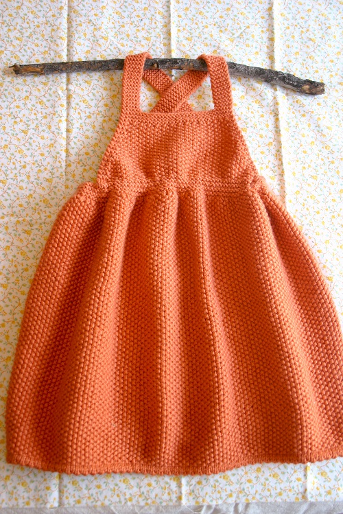Knitted Pinafore Dress Patterns 1