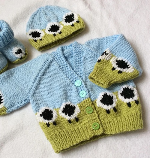Knitting Baby Cardigan Patterns 4