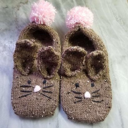 Knitting Slippers free Pattern 2