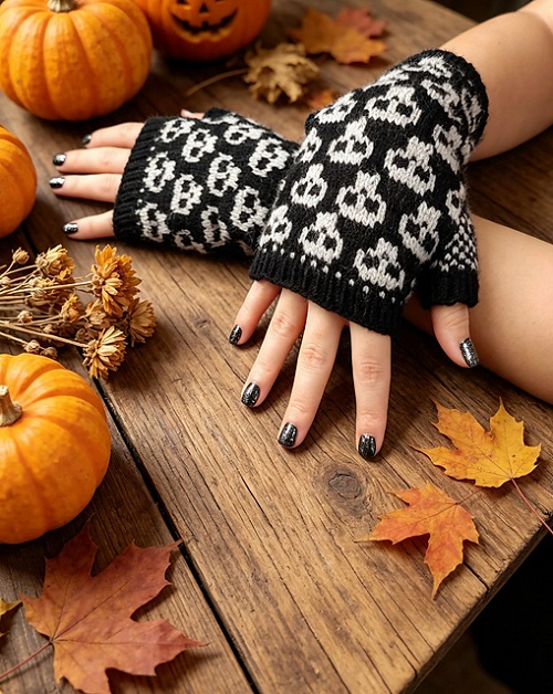 knitting Mittens 4