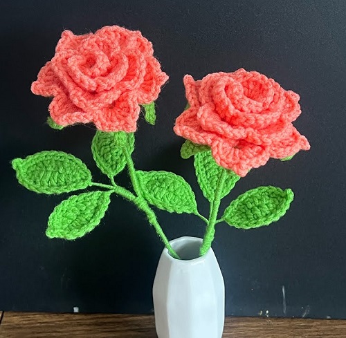 Flower In Pot Knitting Pattern 2
