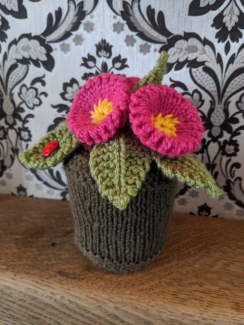Knitting plant Pattern