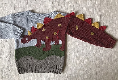 Knitted Dinosaur Sweater Patterns 1
