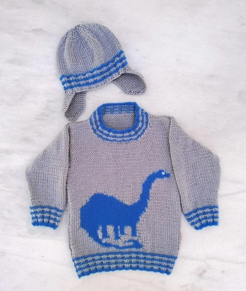 Knitted Dinosaur Sweater Patterns 4