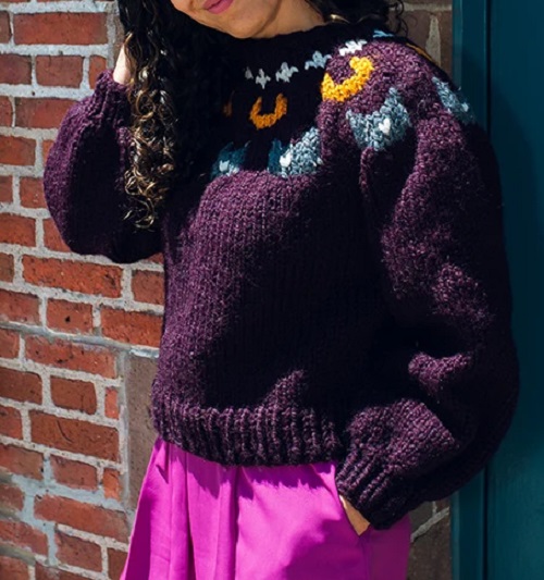 knitted Halloween Sweater 4