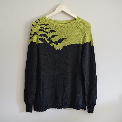 knitted Sweater free pattern 2