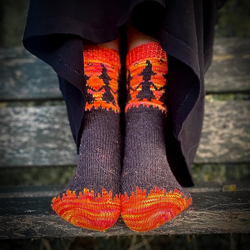 knitted socks 2