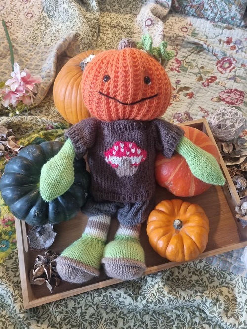 Knitting Pumpkin Head Doll Patterns 2