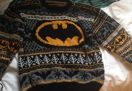 Knitting Batman Pattern 1