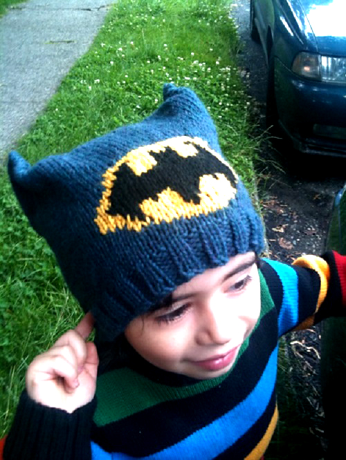 Knitting Batman Pattern 2
