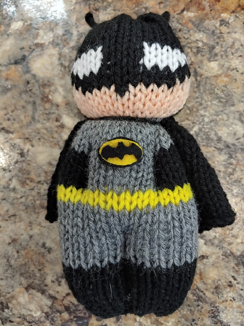 Knitting Batman toy Pattern