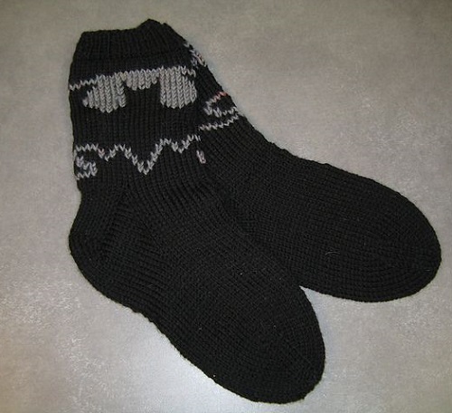 Knitting Batman scarf Pattern 2