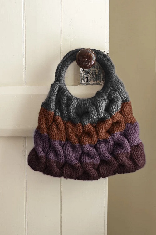 Knitting Cable Bag 1