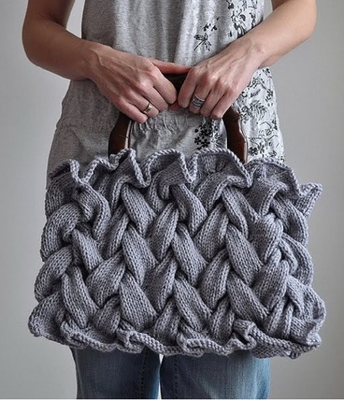 Knitting Cable Bag 3