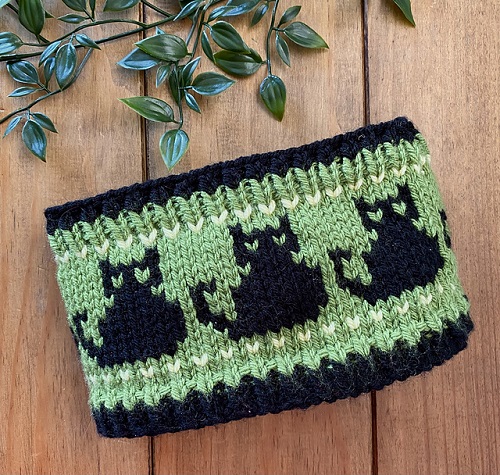Knitting Halloween Headband 1