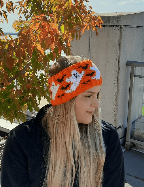 Knitting Halloween Headband 3