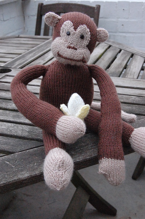 Knitting Monkey Toy Pattern 1