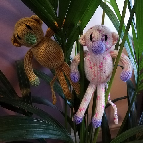 Knitting Monkey Toy Pattern 2
