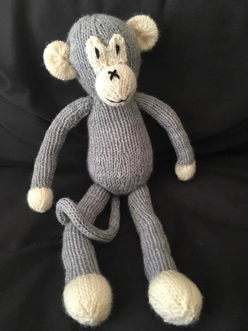 Knitting Monkey Toy Pattern 3