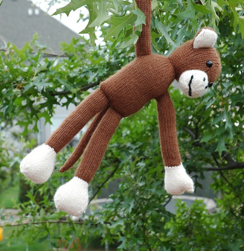 Knitting Monkey free Pattern