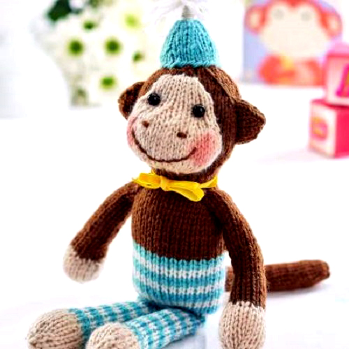 Knitting Monkey free Pattern 2