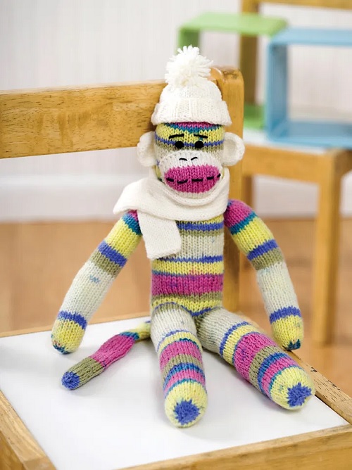 Knitting Monkey free Pattern 3