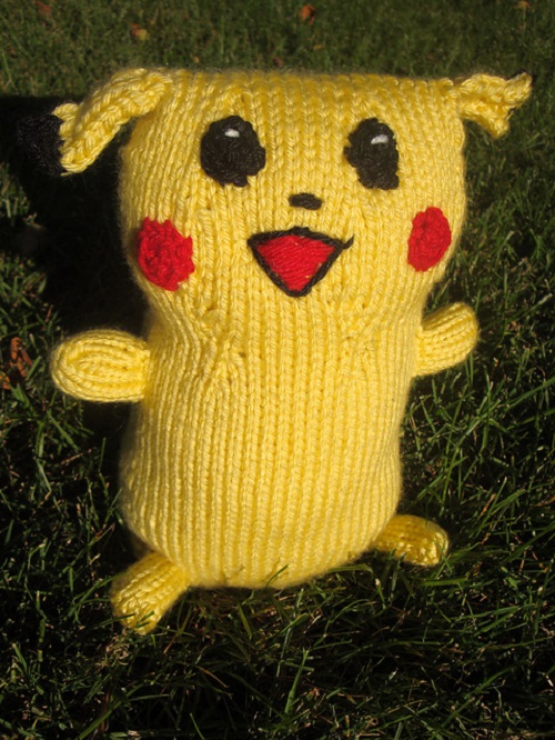 Knitting Pikachu Pattern 2