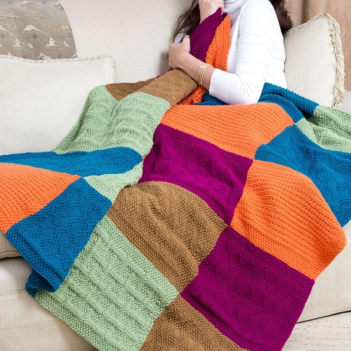 Beautiful Knitted Blanket Free Pattern 4