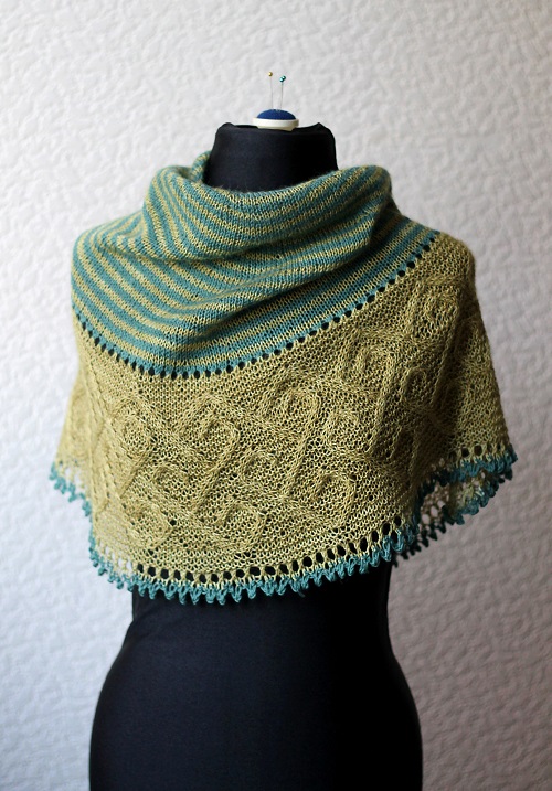 Knitting chunky Shawl Free Patterns 2
