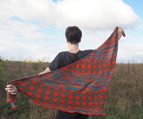 Knitting chunky Shawl Free Patterns 3