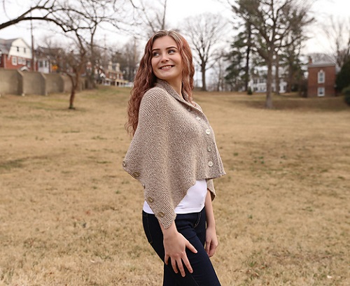 women ruffle Shrug Knitting Patterns 3