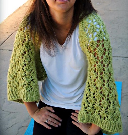 short Shrug Knitting Patterns 4
