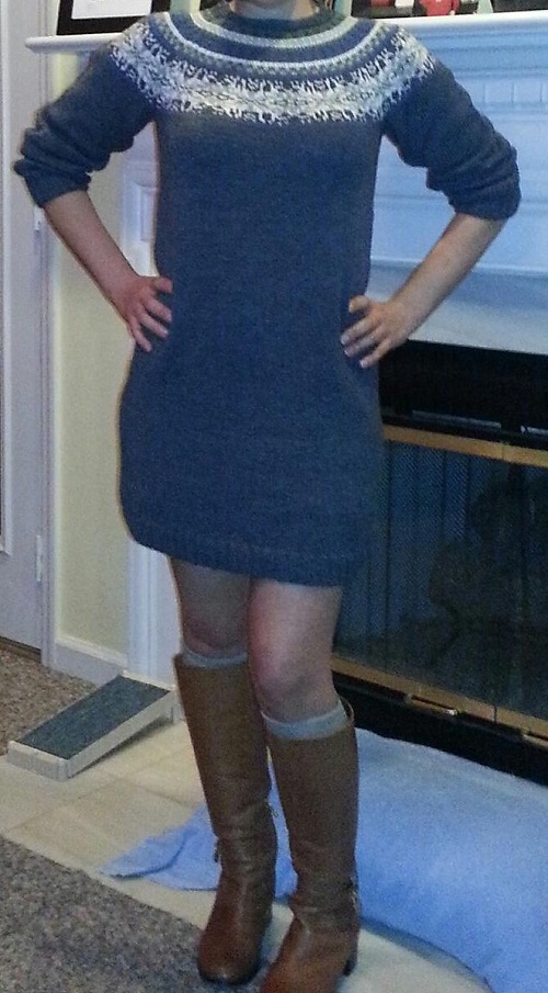 Knitted festive Dress