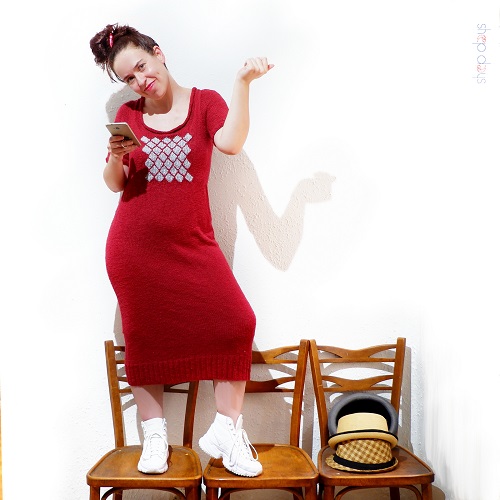 Knitted festive Dress 2