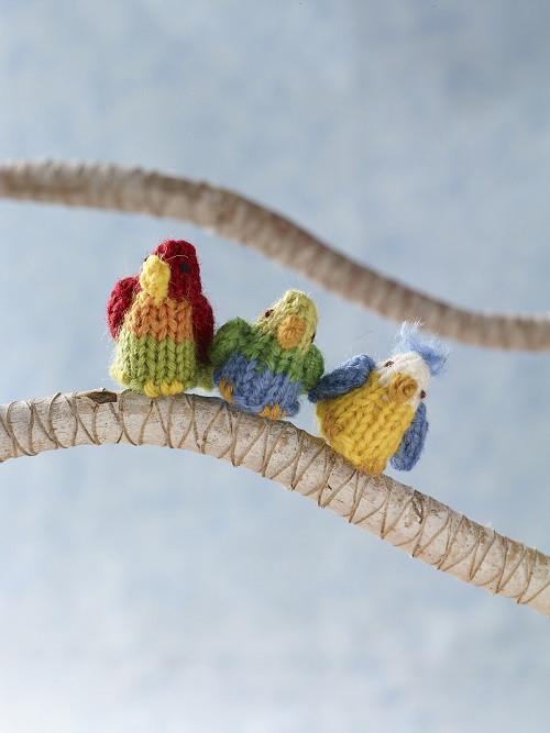 Knitted Parrot pattern 1