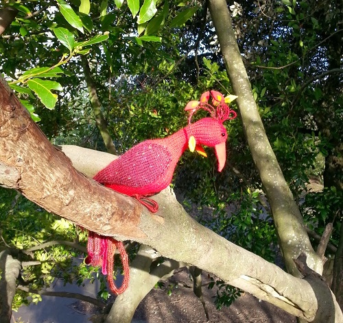 Knitted Phoenix Pattern 1