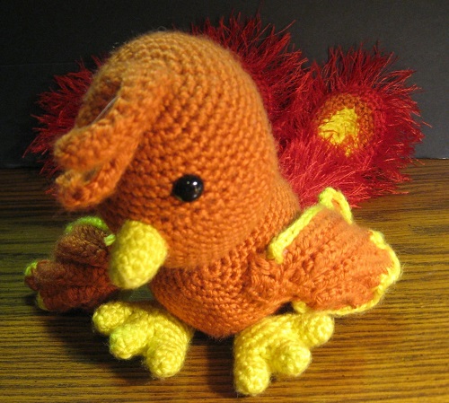 Knitted bird Pattern