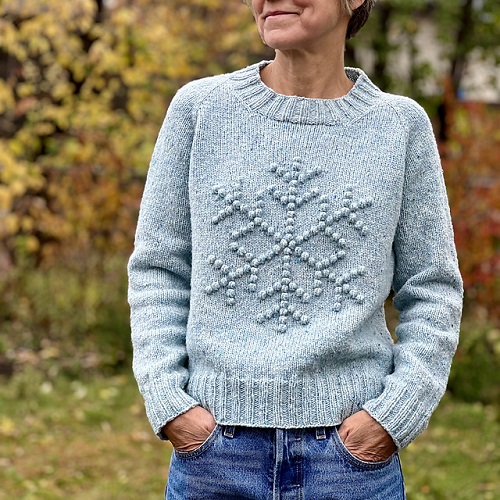 Knitted sweater pattern 3