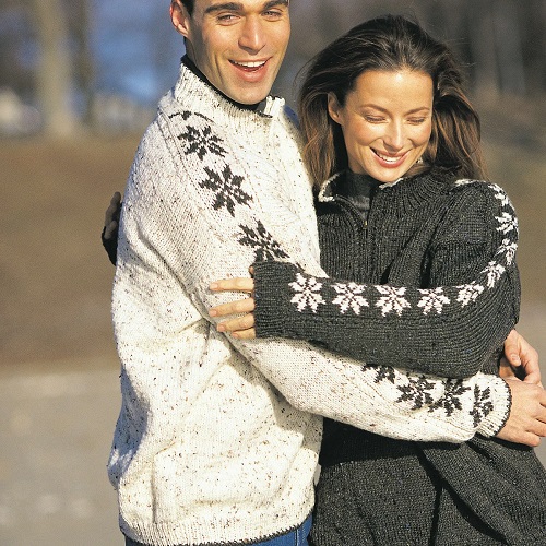 Knitted christmas sweater pattern 3