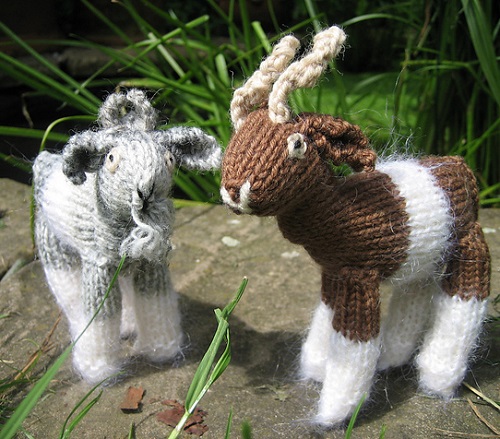 Knitted Goat Free Patterns 2