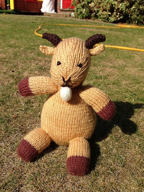 Knitted Goat Free Patterns 4